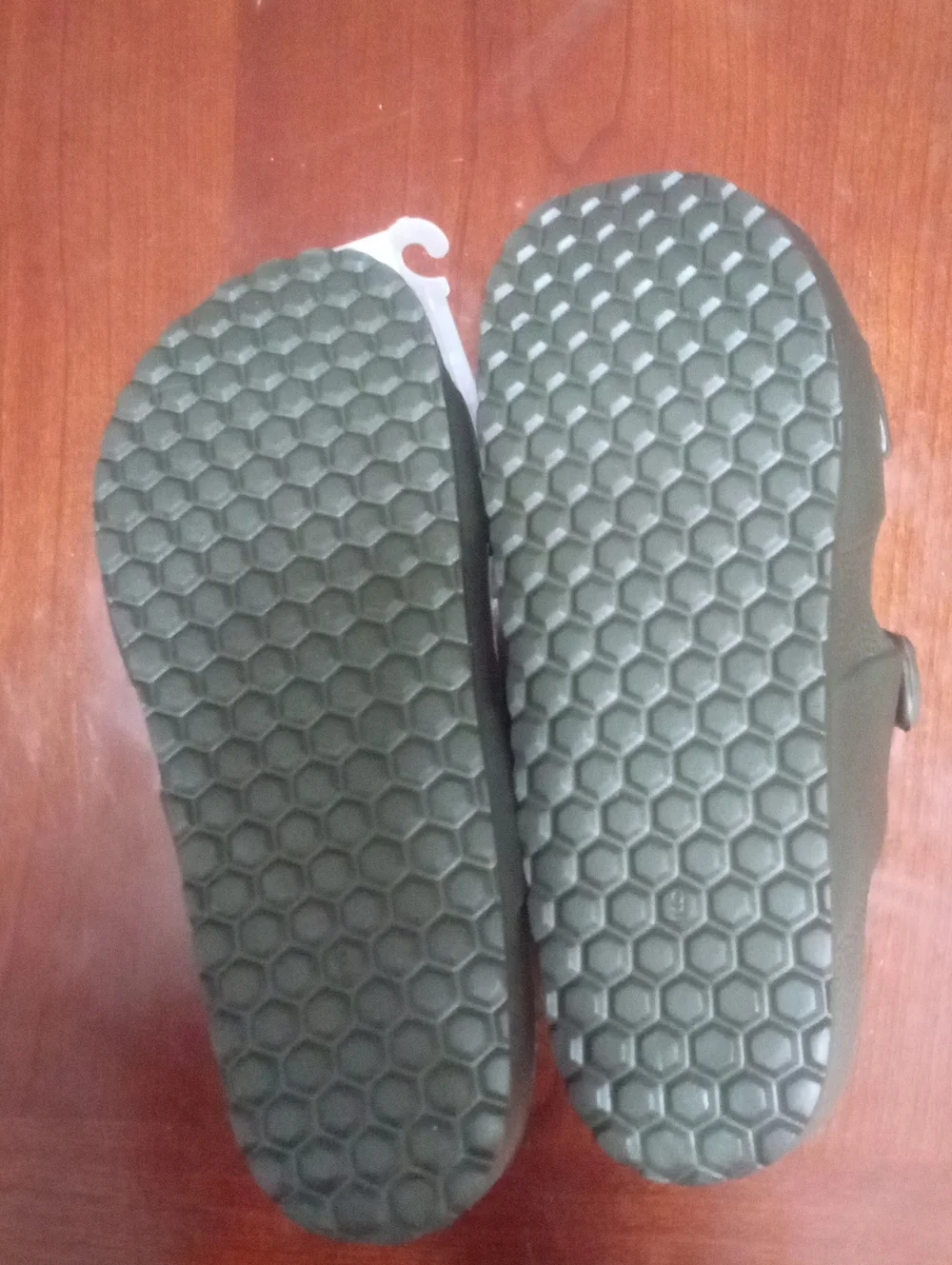 Goodfellow & Co Olive Green Double Buckle Slides Mens Sz 9 NWT